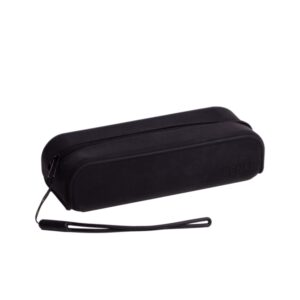 enri estuche de 1 compartimento fabricado en silicona asa de mano color negro
