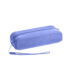 enri estuche de 1 compartimento fabricado en silicona asa de mano color azul