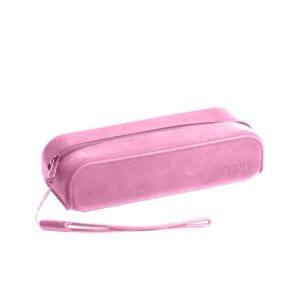 enri estuche de 1 compartimento fabricado en silicona asa de mano color rosa