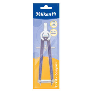 pelikan compas metalico con rueda de precision minas de recambio incluidas