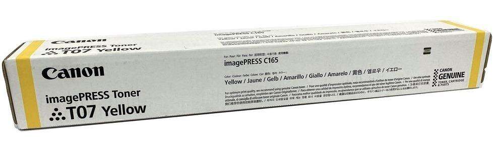 canon t07 amarillo cartucho de toner original 3644c001