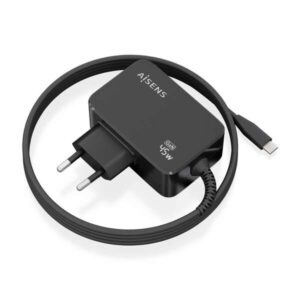 aisens cargador gan 45w pd3.0 1xusb c 1.8m