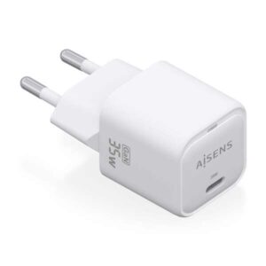 aisens cargador gan 35w 1xusb c pd3.0 qc4.0