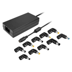 leotec cargador universal automatico para portatil 120w 10 conectores diferentes