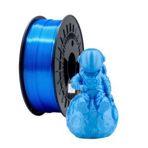 filamento 3d pla silk diametro 1.75mm bobina 1kg color azul