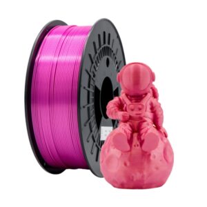 filamento 3d pla silk diametro 1.75mm bobina 1kg color rosa