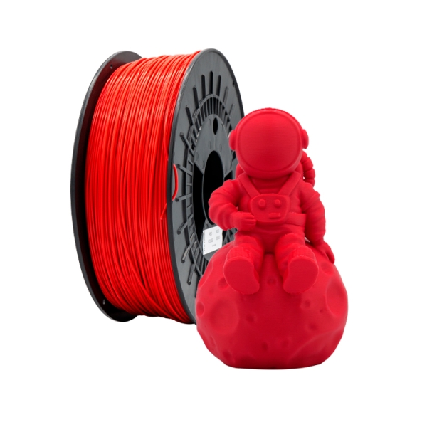 filamento 3d pla tough diametro 1.75mm bobina 1kg color rojo