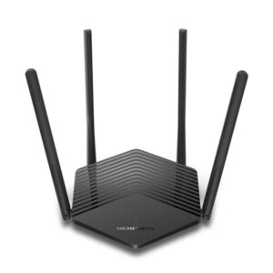 mercusys mr60x router inalambrico wifi 6 doble banda 3 puertos 10/100/1000mbps 4 antenas 5dbi