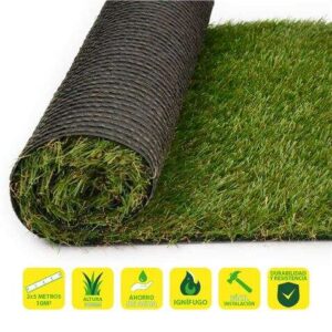 sungarden cesped artificial 2x5m 30mm serie elegant
