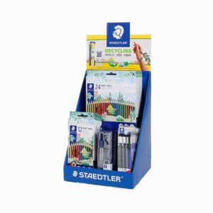staedtler expositor de sobremesa con 8ud 185 c12, 5ud 185 c24, 4ud 550 60, 6ud 308 s1wp3 y 2ud de regalo 120 2