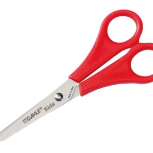 dahle 54626 kids tijeras infantiles 13cm puntas redondeadas acero inoxidable color rojo