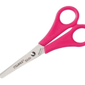 dahle 54626 kids tijeras infantiles 13cm puntas redondeadas acero inoxidable color rosa
