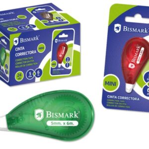 bismark mini cinta correctora en seco alta calidad correccion rapida no mancha no deja huella en fotocopias