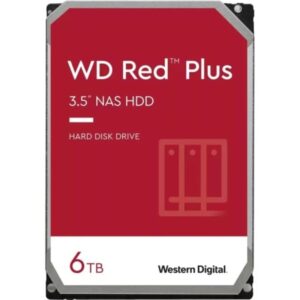 wd red plus disco duro interno 3.5" 6tb nas sata iii