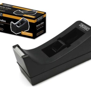 ingraf portarrollos pr1 cuerpo de plastico abs base de caucho antideslizante cuchilla de acero color negro