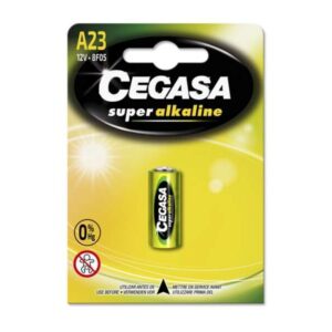 cegasa super alcalina 8f05 pack de 1 pila a23 12v alta tecnologia fiabilidad elevado rendimiento maximas prestaciones