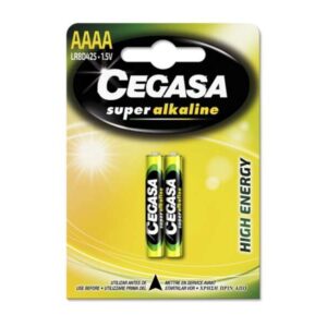 cegasa super alkaline lr8d425 pack de 2 pilas aaaa alta tecnologia fiabilidad elevado rendimiento maximas prestaciones