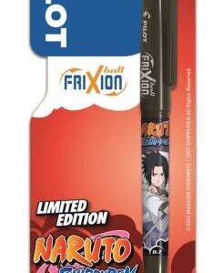 pilot frixion ball naruto shippuden boligrafo de gel borrable punta de bola 0.7mm trazo 0.4mm grip de agarre color negro