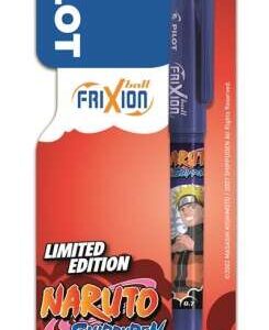 pilot frixion ball naruto shippuden boligrafo de gel borrable punta de bola 0.7mm trazo 0.4mm grip de agarre color azul