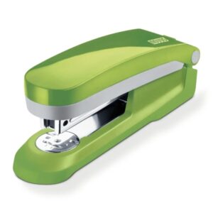 novus evolution e 25 fresh grapadora + caja de 200 grapas 24/6 hasta 25 hojas grapado cerrado, abierto y clavado color verde