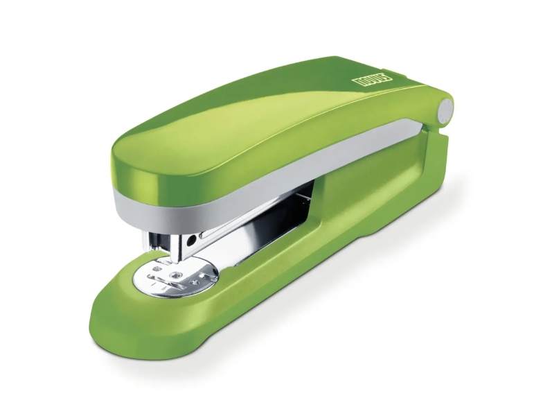 novus evolution e 25 fresh grapadora + caja de 200 grapas 24/6 hasta 25 hojas grapado cerrado, abierto y clavado color verde