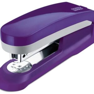 novus evolution e 25 fresh grapadora + caja de 200 grapas 24/6 hasta 25 hojas grapado cerrado, abierto y clavado color violeta