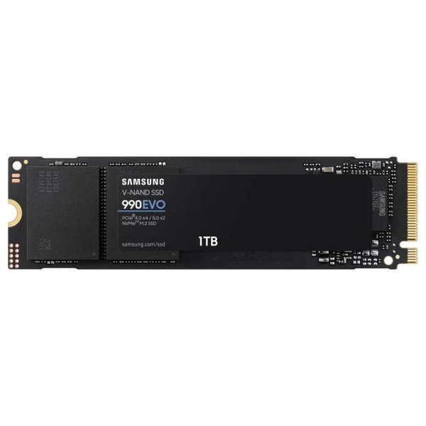 samsung 990 evo disco duro solido ssd 1tb m.2 pcie 4.0 x4, 5.0 x2 nvme 2.0