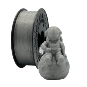 filamento 3d pla glitter diametro 1.75mm bobina 1kg color plata