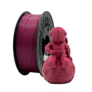 filamento 3d pla glitter diametro 1.75mm bobina 1kg color violeta