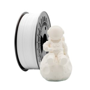 filamento 3d pla mate diametro 1.75mm bobina 1kg color blanco
