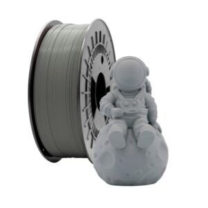 filamento 3d pla mate diametro 1.75mm bobina 1kg color gris oscuro