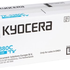 kyocera tk5380 cyan cartucho de toner original 1t02z0cnl0/tk5380c