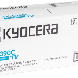 kyocera tk5390 cyan cartucho de toner original 1t02z1cnl0/tk5390c