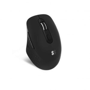 subblim curve ergo dual raton inalambrico bluetooth, usb 2.4ghz 1600dpi 5 botones uso diestro color negro
