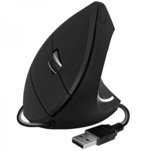 subblim glide vertical ergo raton vertical usb 1600dpi 5 botones uso diestro color negro
