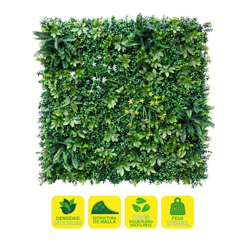 sungarden jardin vertical serie florenza 100x100cm color verde