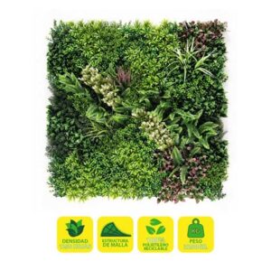 sungarden jardin vertical serie floron 100x100cm color verde
