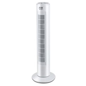 muvip ventilador de torre 50w 3 velocidades color blanco