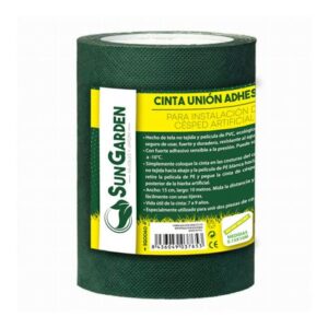 sungarden cinta union adhesiva para instalacion cesped artificial 0.15x10m color verde