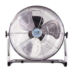 muvip ventilador industrial de suelo 55w 3 velocidades color plata