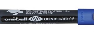 uni ball eye ocean care ub 150rop boligrafo de tinta liquida punta de bola 0.5mm tinta resistente al agua y luz color negro