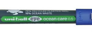 uni ball eye ocean care ub 150rop boligrafo de tinta liquida punta de bola 0.5mm tinta resistente al agua y luz color verde