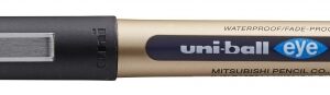 uni ball eye broad ub 150 10 boligrafo de tinta liquida punta de bola 1mm tinta resistente al agua y luz sistema de control de tinta color azul