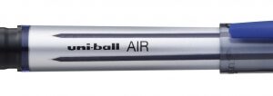 uni ball air uba 188 l rollerball punta de bola 0.7mm escribe como pluma estilografica tinta pigmentada resistente al agua y luz color azul