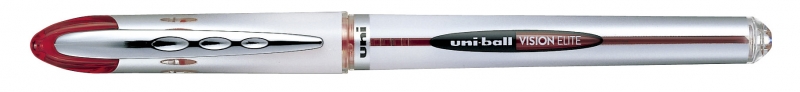 uni ball vision elite ub 200 rollerball de tinta liquida punta de bola 0.8mm sistema antifugas para viajes color rojo