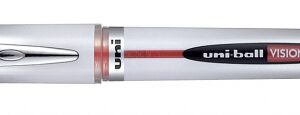 uni ball vision elite ub 200 rollerball de tinta liquida punta de bola 0.8mm sistema antifugas para viajes color naranja