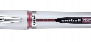 uni ball vision elite ub 200 rollerball de tinta liquida punta de bola 0.8mm sistema antifugas para viajes color vino