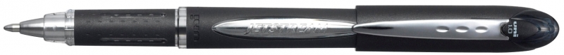 uni ball jetstream sx 210 boligrafo punta de bola 1mm tinta resistente al agua y luz secado instantaneo cuerpo de plastico y caucho clip metalico color negro