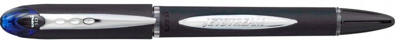 uni ball jetstream sx 210 boligrafo punta de bola 1mm tinta resistente al agua y luz secado instantaneo cuerpo de plastico y caucho clip metalico color azul
