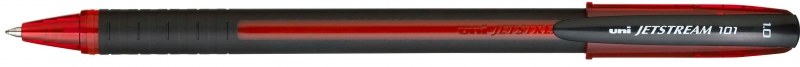 uni ball jetstream sx 101 10 boligrafo de tinta punta de bola 1mm secado instantaneo ideal para zurdos color rojo